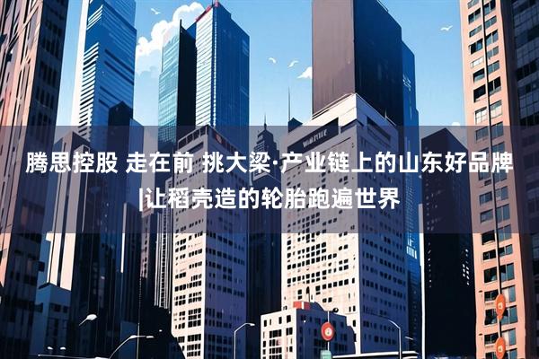 腾思控股 走在前 挑大梁·产业链上的山东好品牌|让稻壳造的轮胎跑遍世界